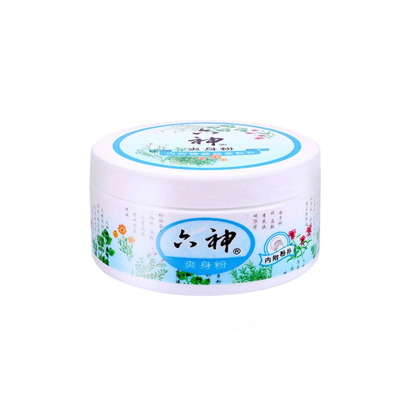 六神爽身粉盒150g/盒