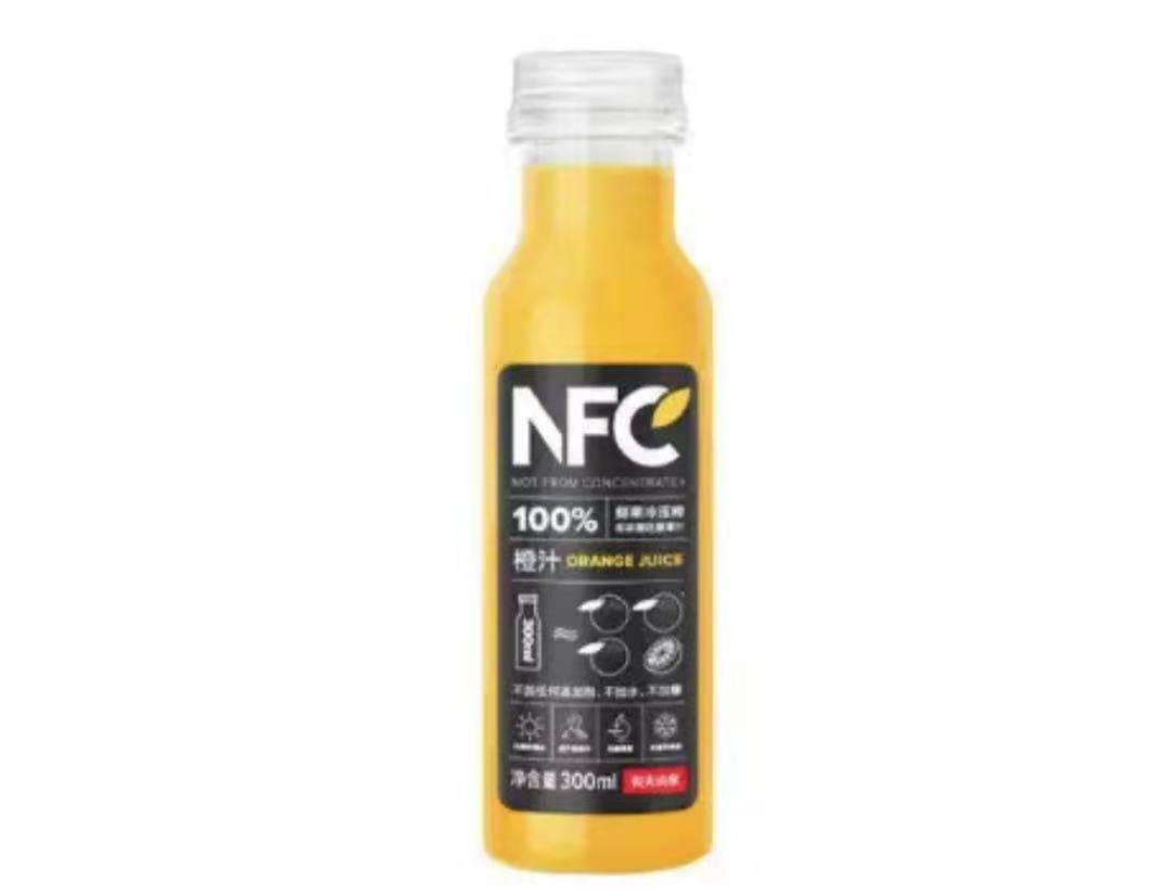 农夫山泉 100%NFC橙汁(冷藏型) 300ml/瓶