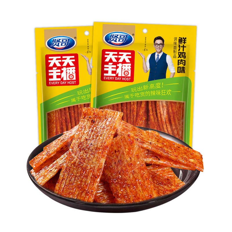 贤哥手撕牛肉味面筋150g/袋