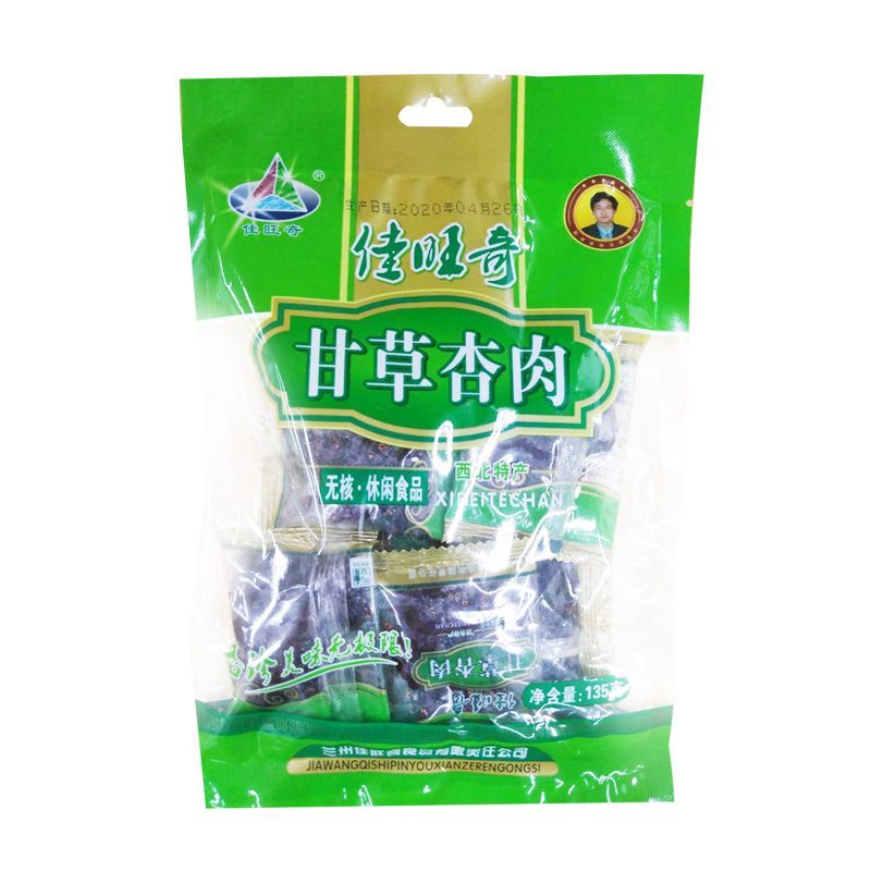 佳旺奇甘草杏肉135g/袋