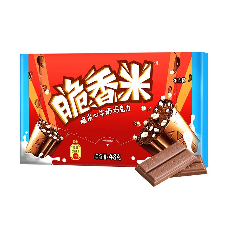 德芙 脆香米牛奶巧克力 48g/块