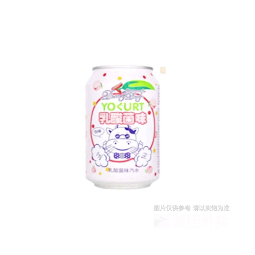 EDO乳酸菌白桃味汽水330ml/听