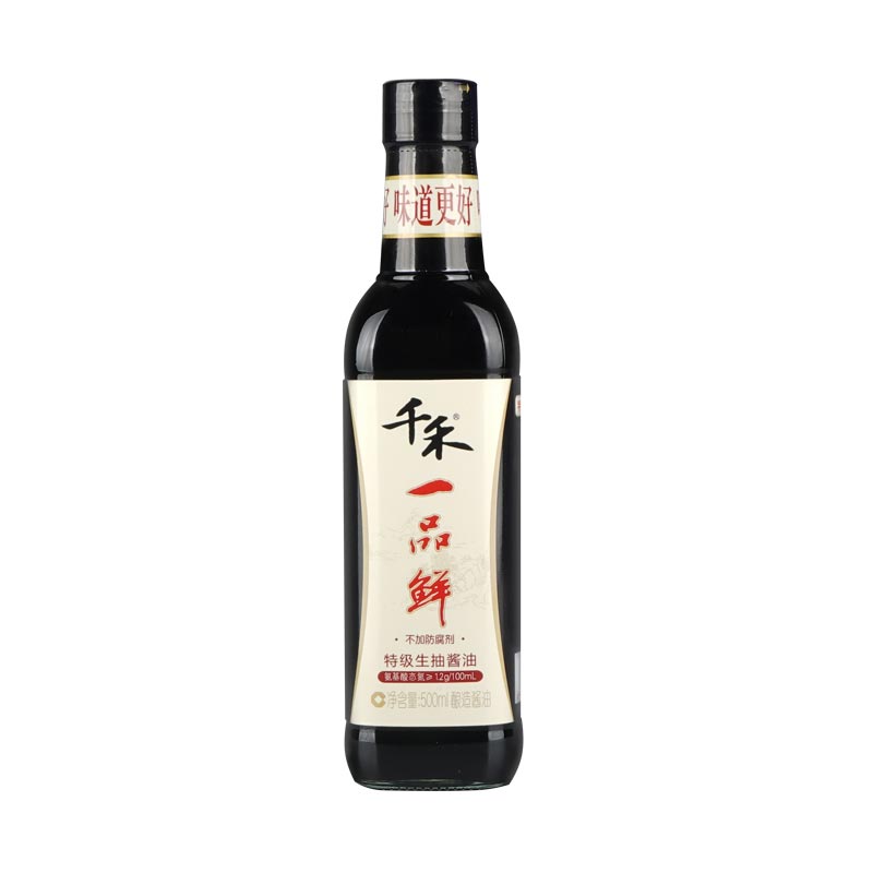千禾一品鲜特级生抽酱油500ML