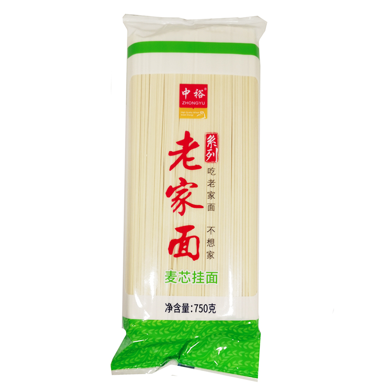 中裕老家面麦芯挂面750g/袋