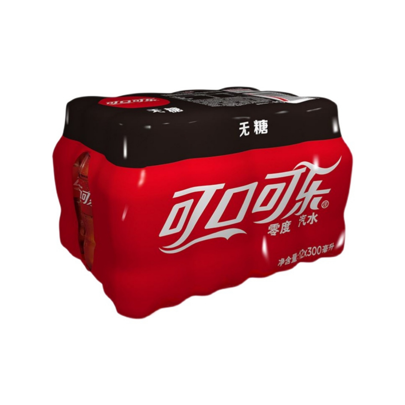 可口可乐 零度无糖汽水迷你装300ml/瓶
