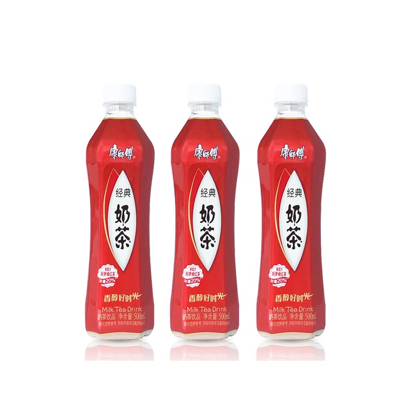 康师傅 经典奶茶（香浓）饮料 500ml*15瓶/箱