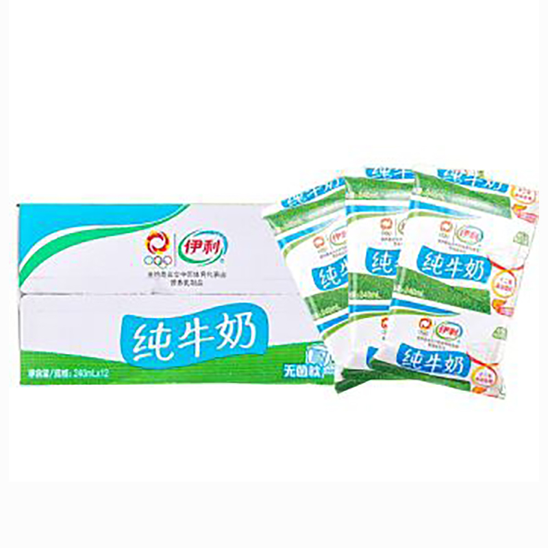 伊利 利乐枕纯牛奶 240ml/袋