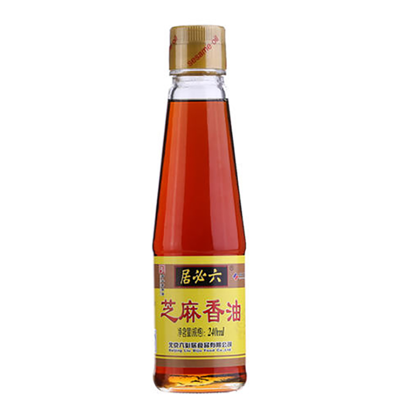 六必居芝麻香油240ml/瓶