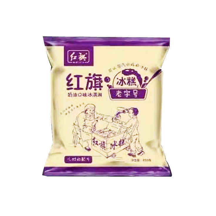 红旗冰糕（奶油朗姆冰淇淋）450g/袋