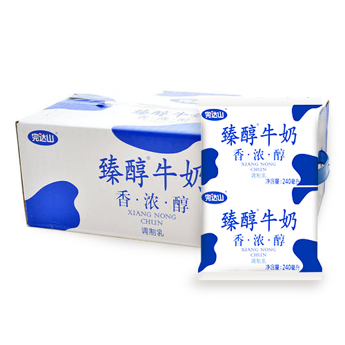 完达山臻醇高优质枕牛奶240ml/袋