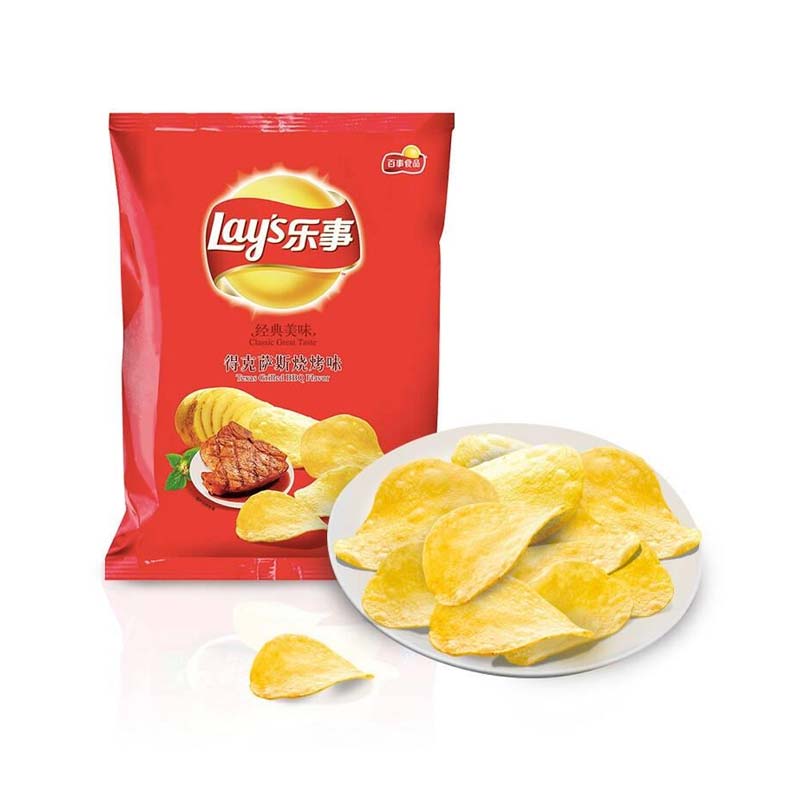乐事薯片得克萨斯烧烤味 135g/袋