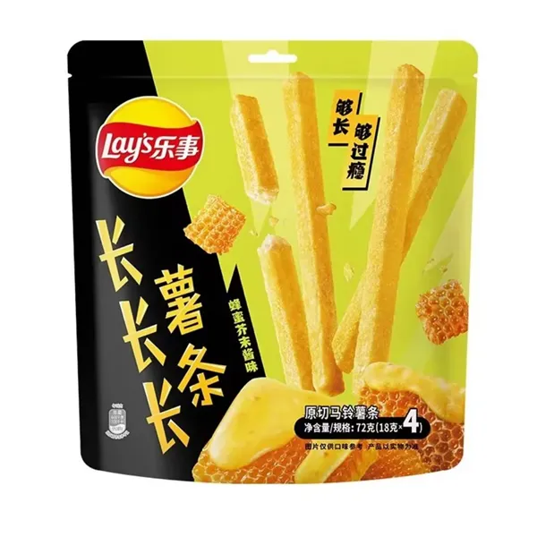 乐事长长长薯条蜂蜜芥末酱味72g/袋