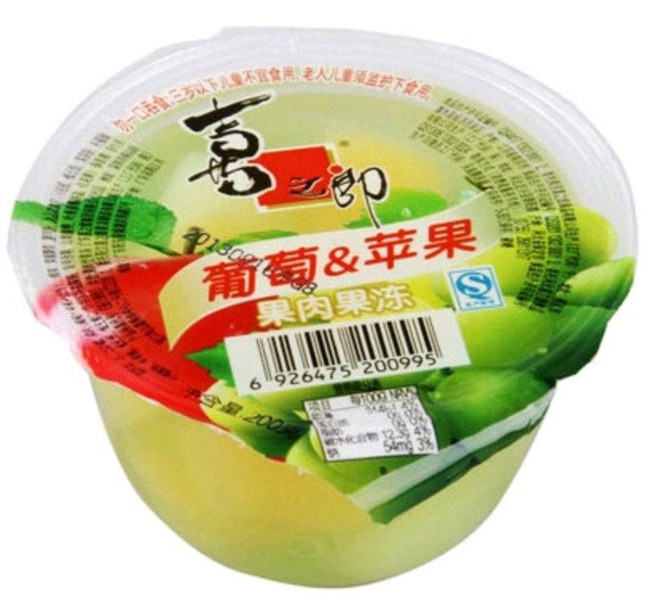喜之郎果冻果肉葡萄杯 200g/杯