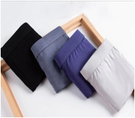 仟晟达男士经典平角内裤/条（颜色随机）