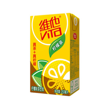 维他 柠檬茶饮料 250ml/盒（新老包装随机发）