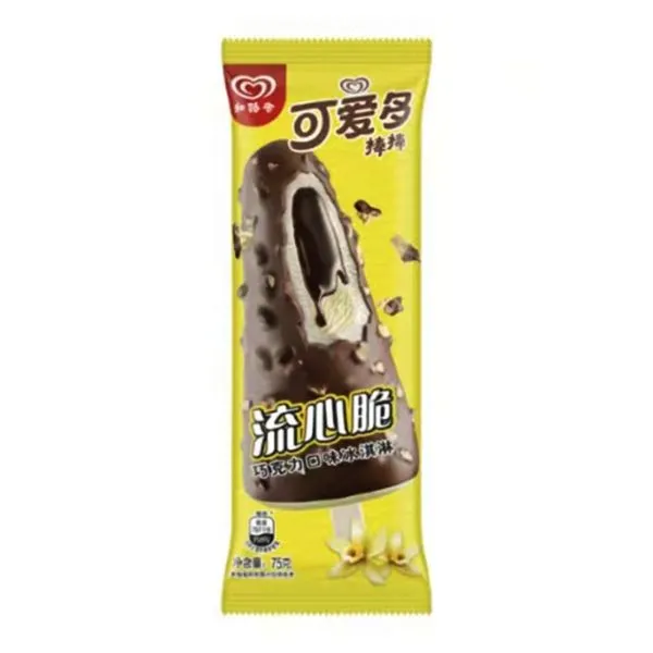 和路雪可爱多棒棒流心脆巧克力口味冰淇淋 75g/支