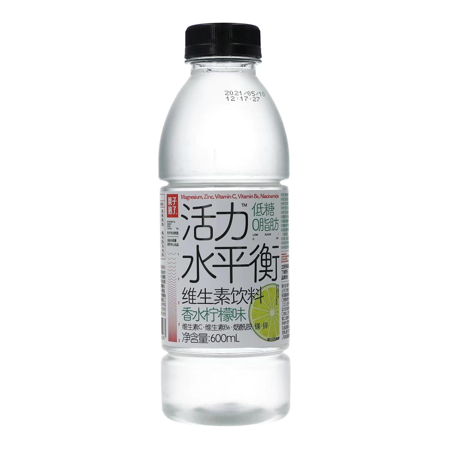 果子熟了活力水平衡维生素饮料柠檬味600ml/瓶