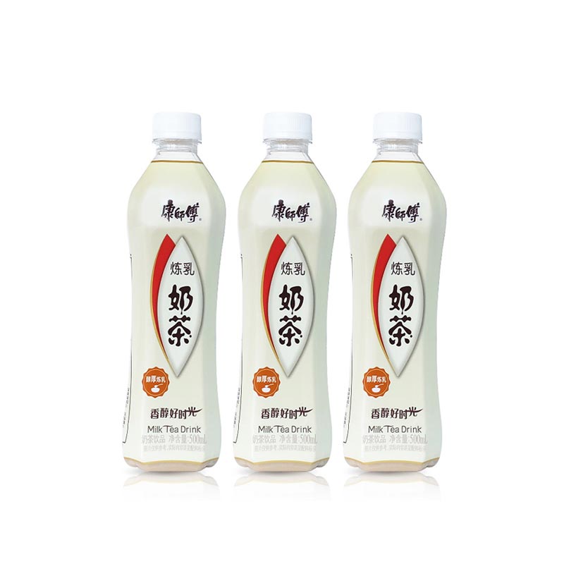 康师傅 经典奶茶（炼乳）饮料 500ml*15瓶/箱