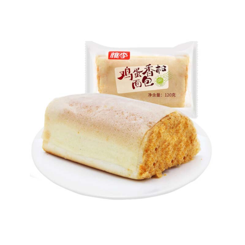 桃李鸡蛋香松面包120g/袋