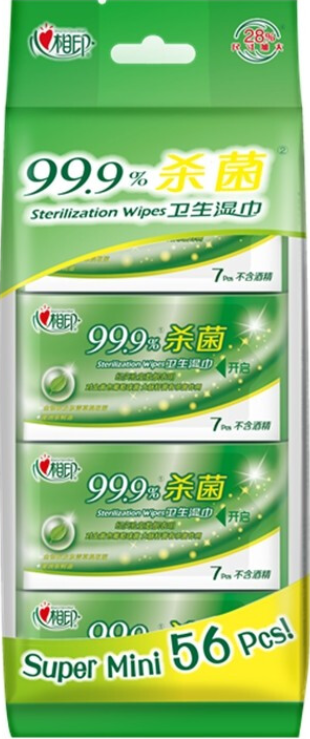 心相印超迷你湿巾8包装 8包