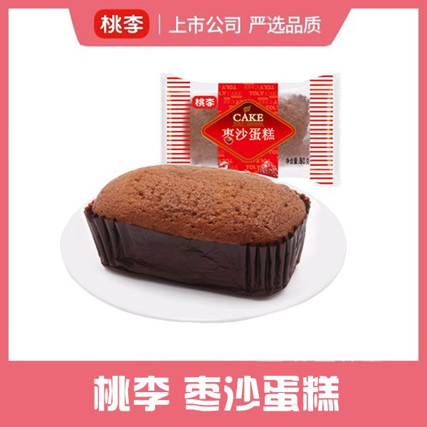 桃李枣沙面包 100克