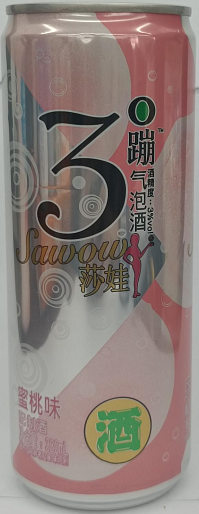 旺旺莎娃3°蹦桃子味气泡酒 330ml