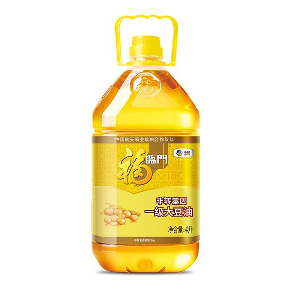 福临门非转基因一级大豆油 4L