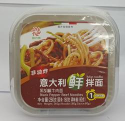 盛之禾黑胡椒肉酱鲜拌面 260克