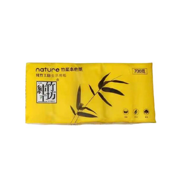 纯竹工坊扁卷纸 700克