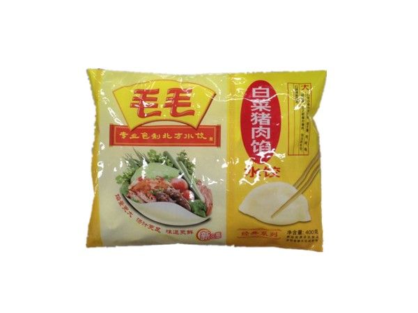 毛毛白菜水饺 400克