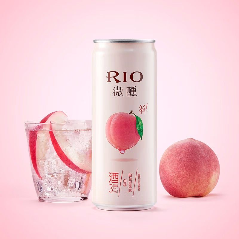 锐澳微醺白桃白兰地鸡尾酒 330ml