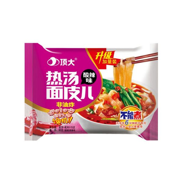 顶大热汤面皮酸辣味 115克