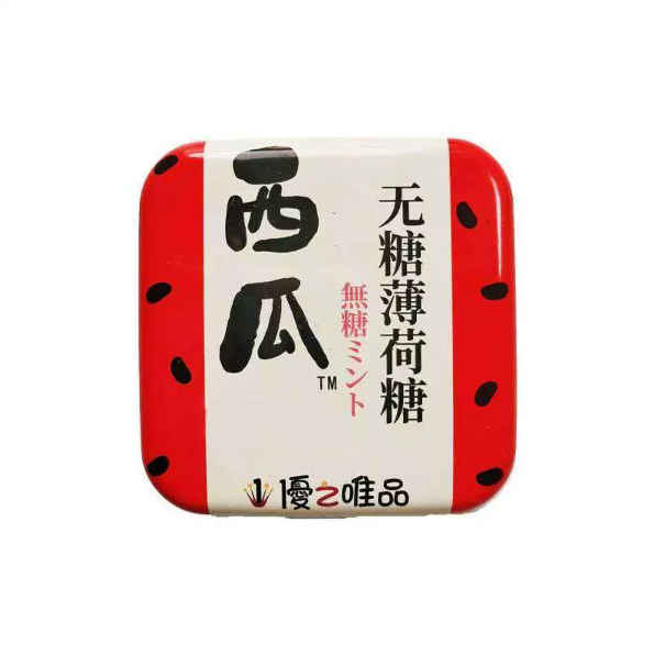 优之唯品无糖薄荷糖西瓜味 16克