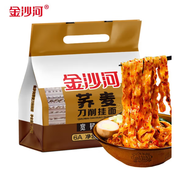 金沙河荞麦刀削挂面 1000克