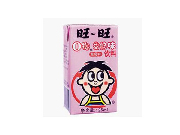 旺仔O泡果奶草莓 125ML*4