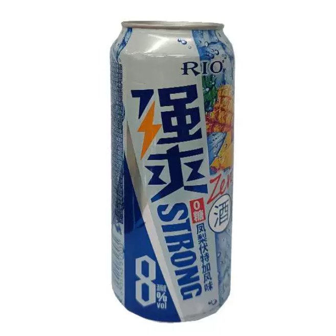 锐澳强爽0糖凤梨伏特加风味鸡尾酒 500ml