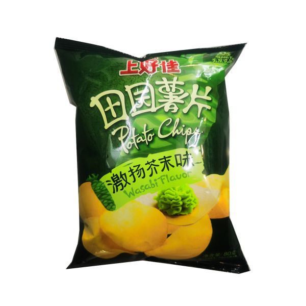 上好佳田园薯片芥末味 80克
