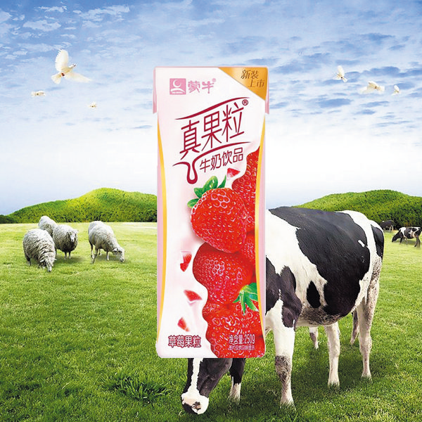蒙牛真果粒草莓 250ML