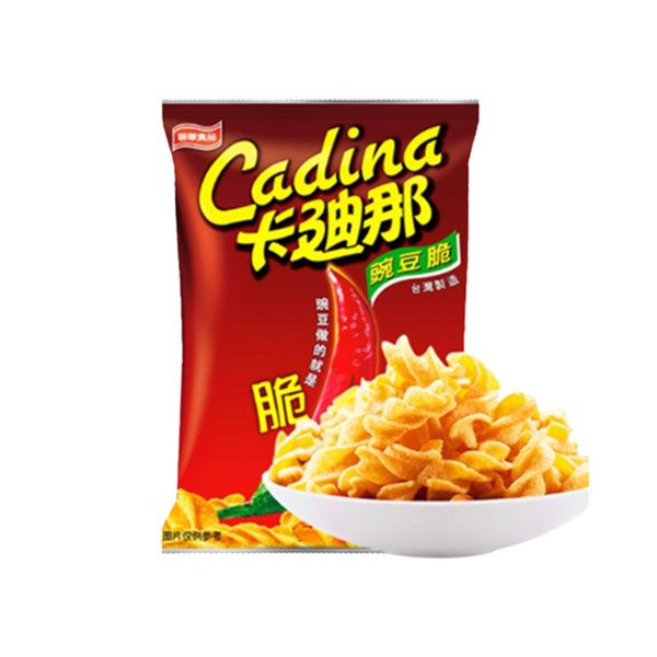 卡迪那豌豆脆酷辣味 52克