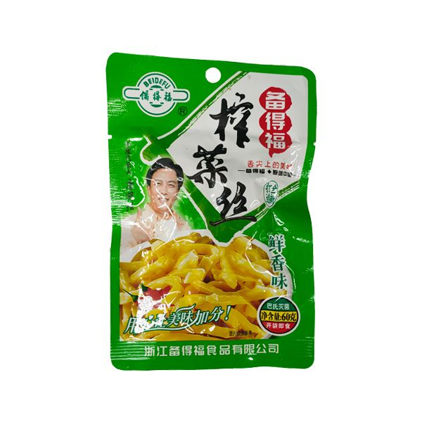 备得福榨菜丝（鲜香味） 60克/70克