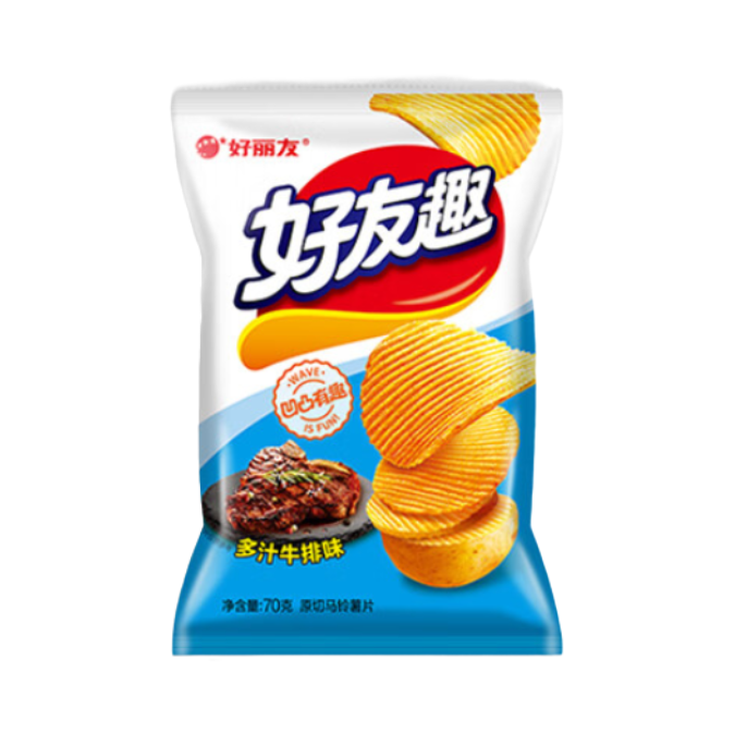 好丽友好友趣多汁牛肉味 83克/70克
