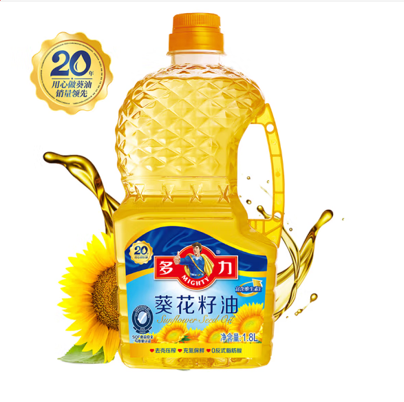 多力葵花籽油 1.8L