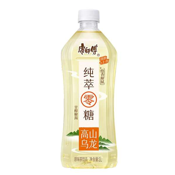 康师傅纯萃零糖高山乌龙 1L