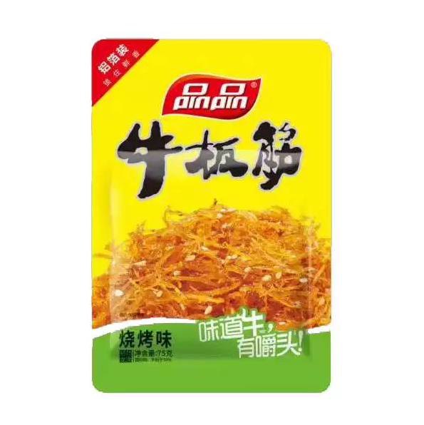 品品牛板筋烧烤味 75克