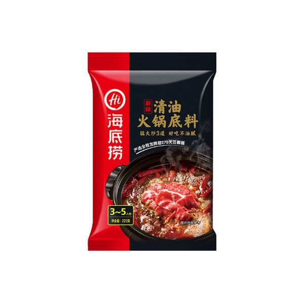 海底捞清油火锅汤料麻辣 220克