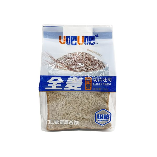 U吧U吧全麦切片面包 120克
