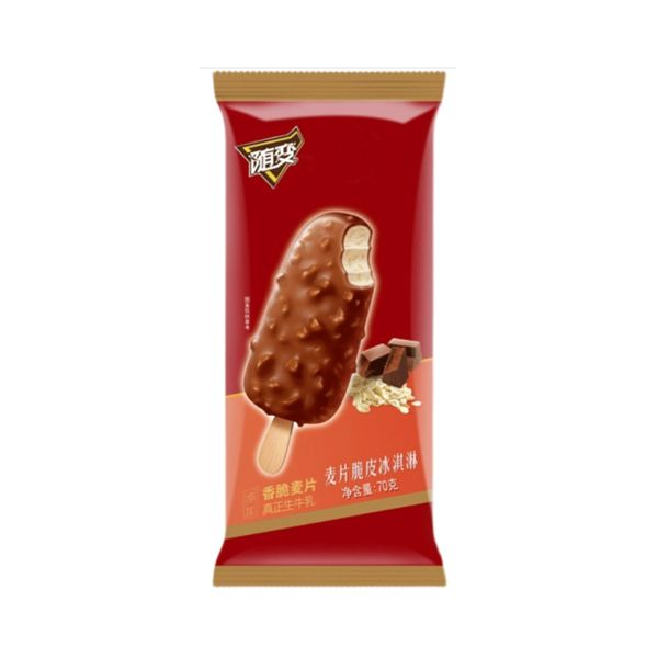 蒙牛随变麦片脆皮冰淇淋 70克