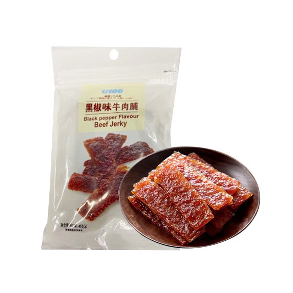U100黑椒味牛肉脯 40克
