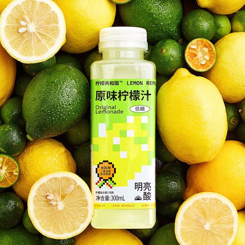 柠檬共和国 原味柠檬汁 300ml