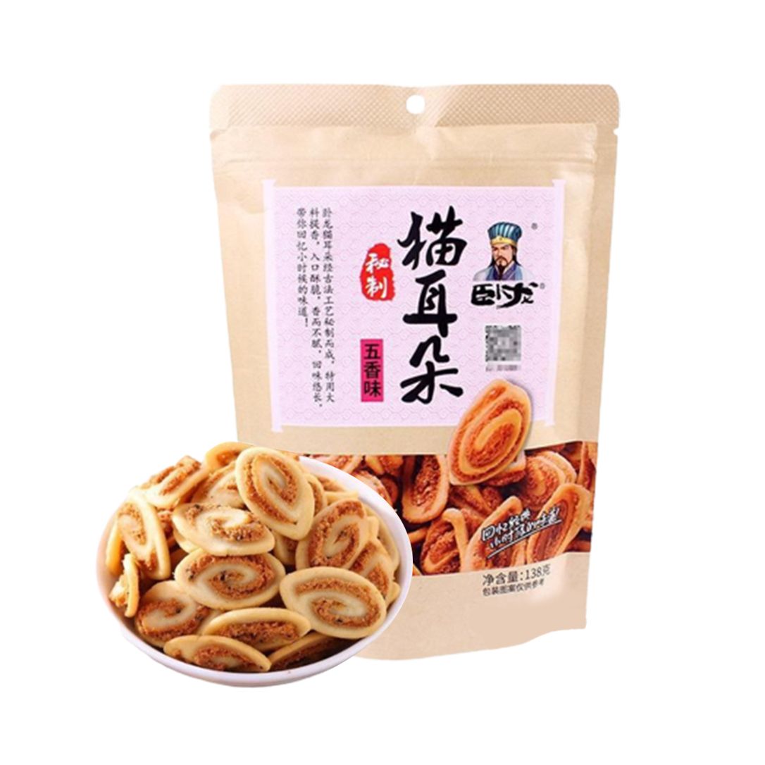 卧龙猫耳朵（甜辣味） 138克